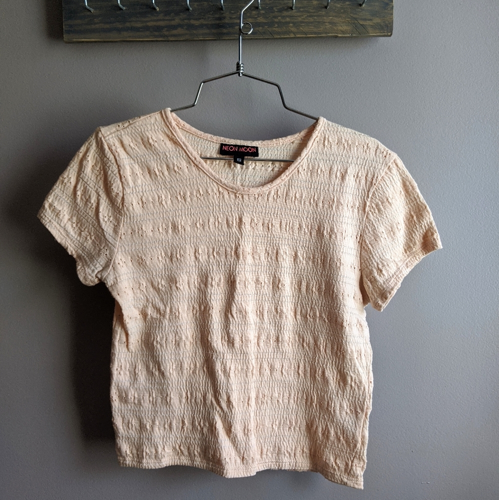 Urban Outfitters Crop Tee New Moon SM